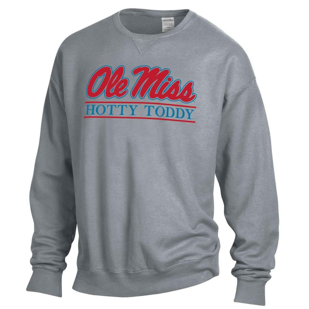 Script Ole Miss Hotty Toddy Bar Comfort Wash Crew