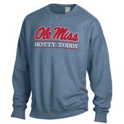 SCRIPT OLE MISS HOTTY TODDY BAR COMFORT WASH CREW