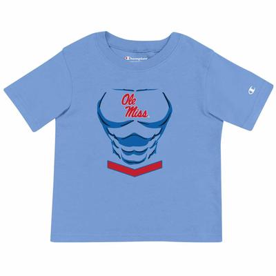 OLE MISS SUPERHERO TODDLER SHORT SLEEVE TEE