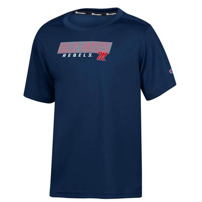 OLE MISS REBELS YOUTH SHORT SLEEVE IMPACT TEE