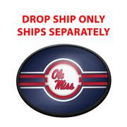 OLE MISS REBELS: OVAL SLIMLINE LIGHTED WALL SIGN