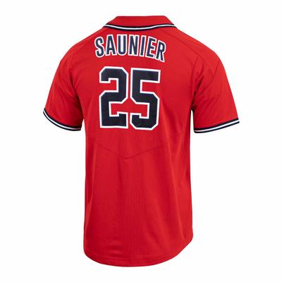 OLE MISS NIL SAUNIER BASEBALL JERSEY