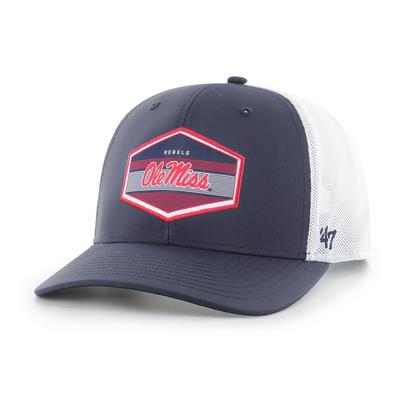 OLE MISS REBELS BURGESS TRUCKER CAP