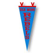 OLE MISS REBELS 7X18 PENNANT