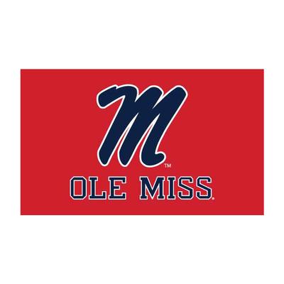 SCRIPT M OLE MISS 3X5 FLAG