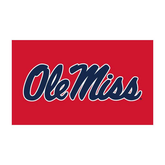 SCRIPT OLE MISS 3X5 FLAG