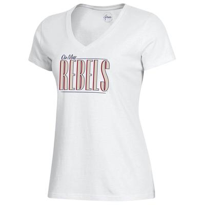 OLE MISS REBELS BIG COTTON MIA SOFT SS TEE