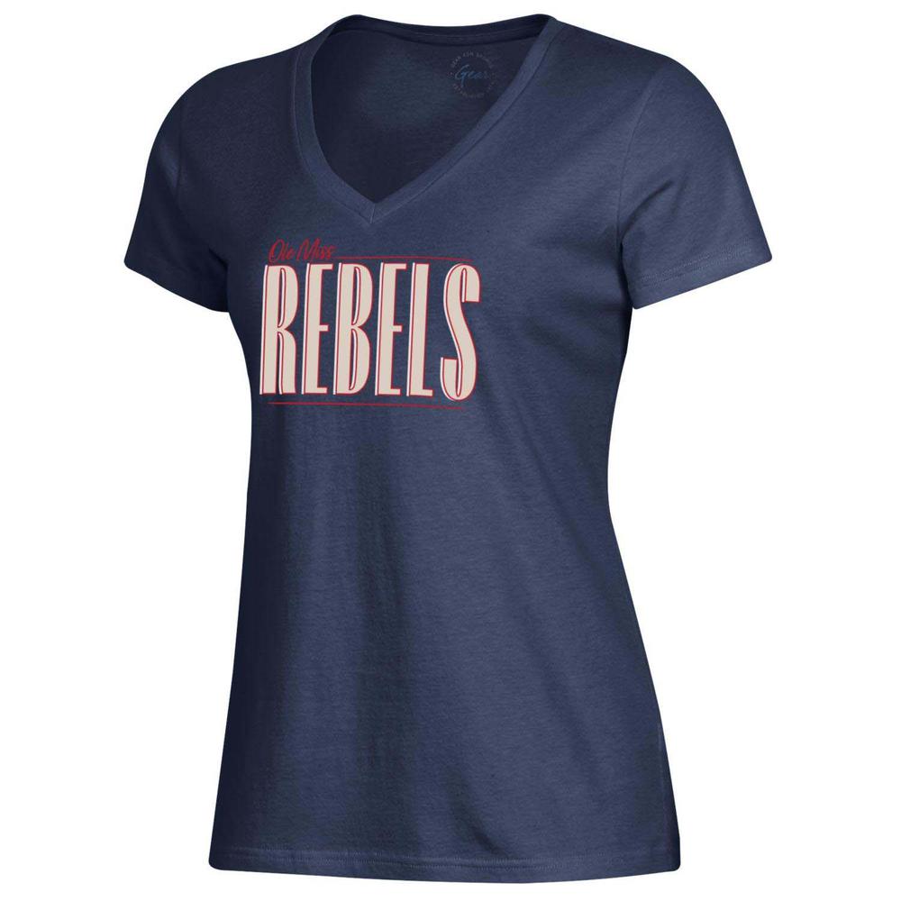 OLE MISS REBELS BIG COTTON MIA SOFT SS TEE