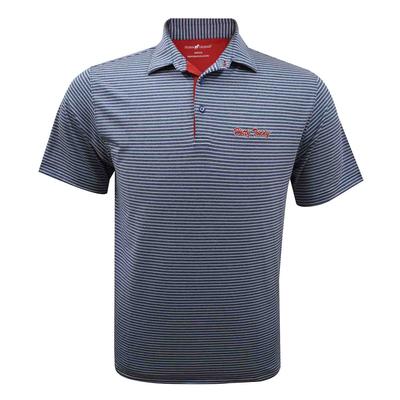 HOTTY TODDY 4 WAY STRETCH HEATHER STRIPE POLO