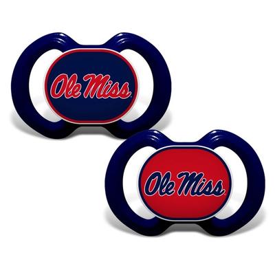 OLE MISS PACIFIER 2 PACK