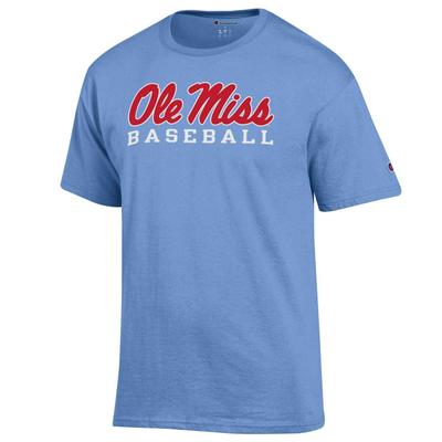 SS SCRIPT OLE MISS BASEBALL TEE