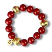 CRIMSON BEADED BRIANNA BRACELET