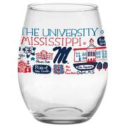 OLE MISS JULIA GASH 21OZ DIGITAL 360 WINE GLASS