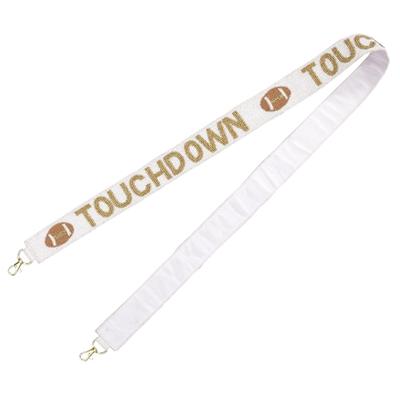 TOUCHDOWN FOOTBALL BEADED STRAP