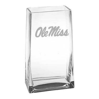 OLE MISS ELEGANT DAYDREAM RECTANGLE VASE