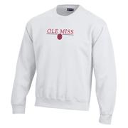 OLE MISS LYCEUM BIG COTTON TUMBLED CREW