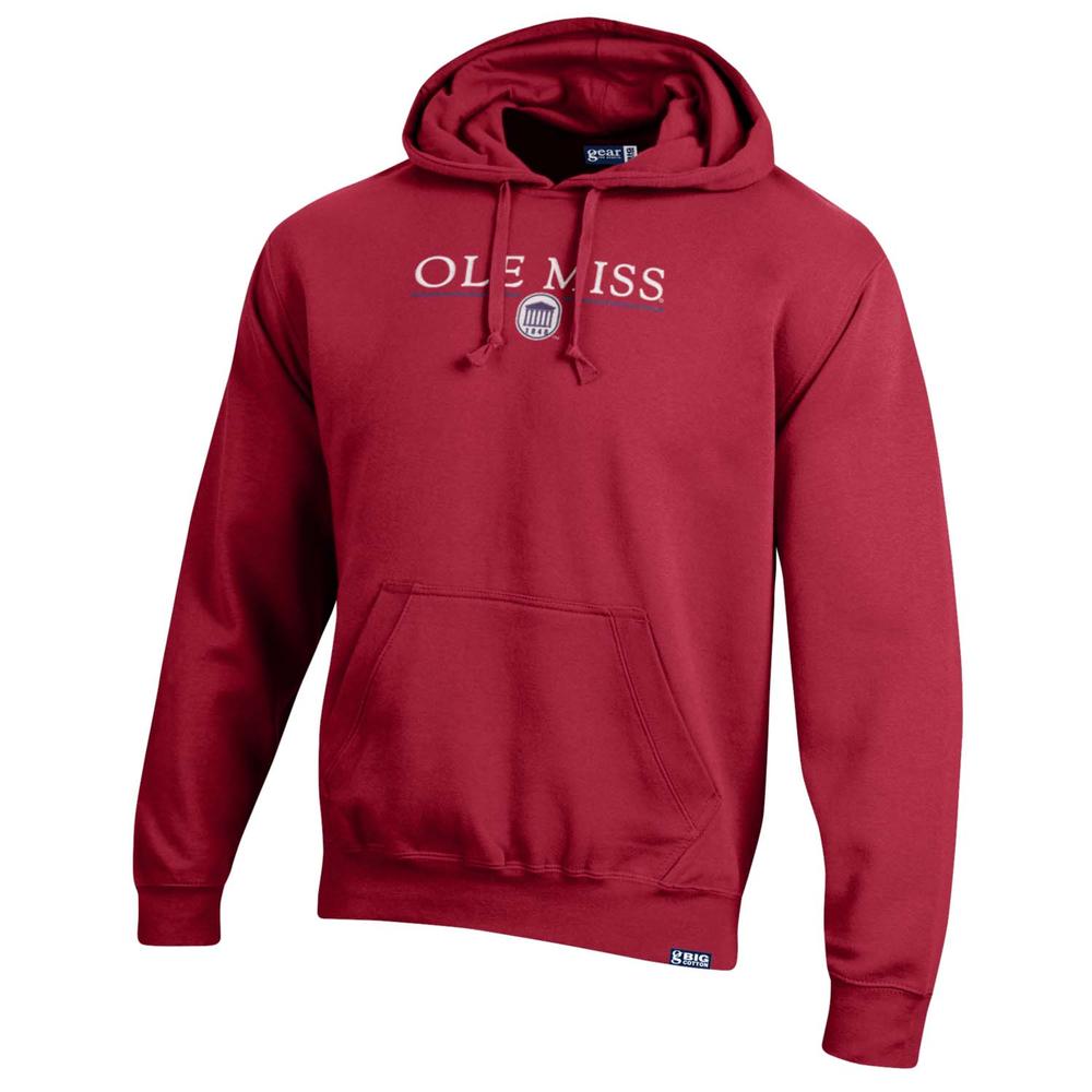 OLE MISS LYCEUM BIG COTTON TUMBLED HOOD