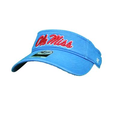 Atlanta Braves VISOR 47 Brand Navy Top Rope Adjustable Hat