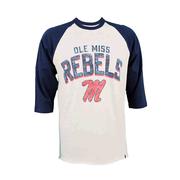 OLE MISS CRESCENT FRANKLIN RAGLAN