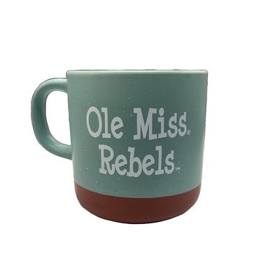 OLE MISS REBELS PHOENIX CAFE MUG CELADON