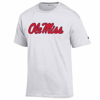 SS BIG AND TALL SCRIPT OLE MISS TEE