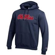 BIG AND TALL SCRIPT OLE MISS HOOD