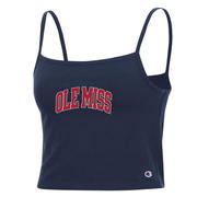 ARCH OLE MISS WOMENS FOOTBALL FAN CROP CAMI