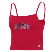 ARCH OLE MISS WOMENS FOOTBALL FAN CROP CAMI