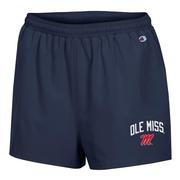 ARCH OLE MISS OVER SCRIPT M HIGH-WAISTED 2.5` SHORTS