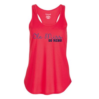 OLE MISS GO REBS! LADIES ESSENTIAL TANK