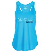 OLE MISS GO REBS! LADIES ESSENTIAL TANK