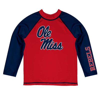 OLE MISS REBELS LS DRI-FIT TEE