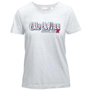 OLE MISS SCRIPT M STARDUST TEE