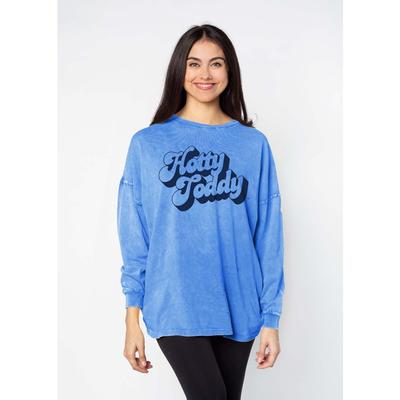 HOTTY TODDY MINERAL WASH THE BIG SHIRT LONG SLEEVE TEE