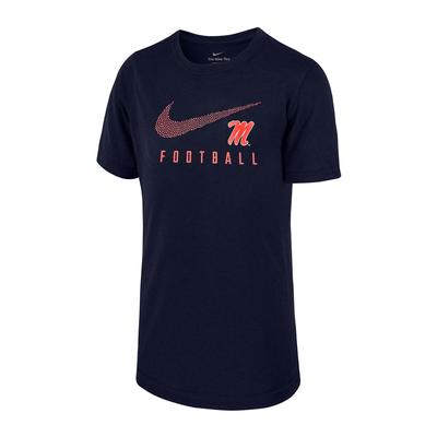 SS SCRIPT M OLE MISS FOOTBALL LEGEND TEE