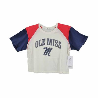 OLE MISS SERENITY GIA CROP TEE