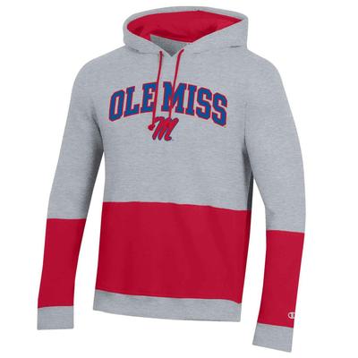 OLE MISS MTO SUPER FAN 23 BIG STRIPE HOOD