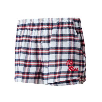 OLE MISS SIENNA FLANNEL SHORT