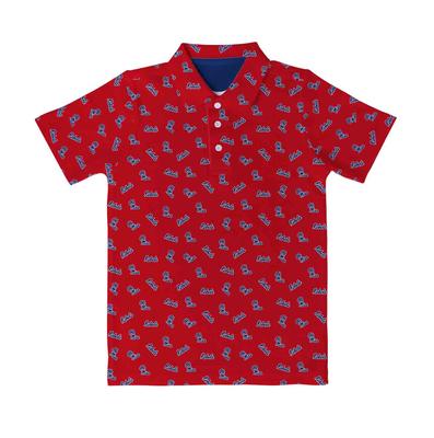 REPEAT OLE MISS POLO RED