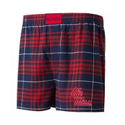 OLE MISS CONCORD FLANNEL BOXER