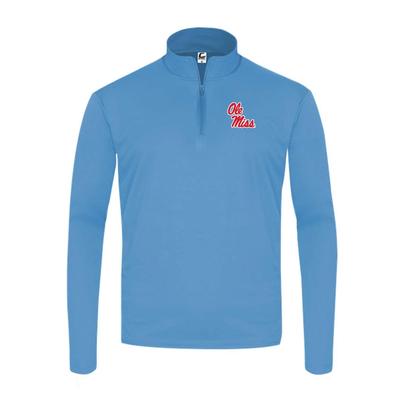 STACKED OLE MISS QUARTER ZIP POLY WINDSHIRT