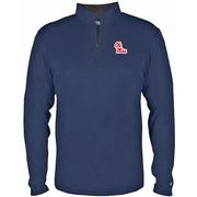 STACKED OLE MISS QUARTER ZIP POLY WINDSHIRT