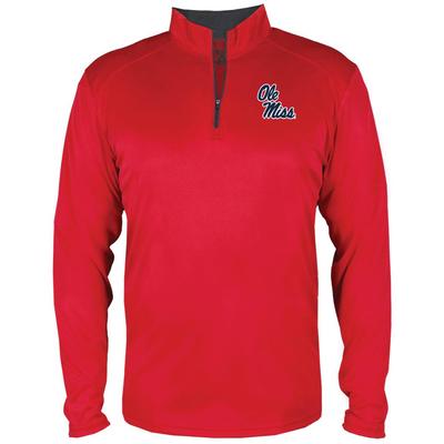 OLE MISS TODDLER QUARTER ZIP POLY WINDSHIRT