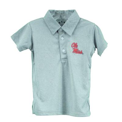 STACKED OLE MISS TODDLER SS POLY POLO