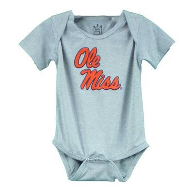 OLE MISS DIAPER SHIRT POLY ONESIE