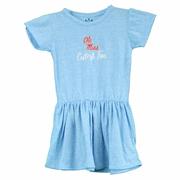 TODDLER OLE MISS CUTEST FAN KNOBBY T-SHIRT DRESS