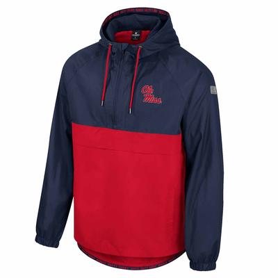 OLE MISS T1000 1/2 ZIP ANORAK