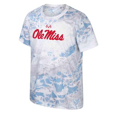 SS YOUTH OLE MISS REAL TREE WAV3 ESSENTIAL PERFORMANCE TEE