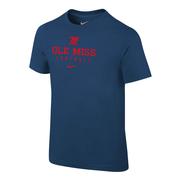 OLE MISS FOOTBALL PRESCHOOL COTTON TEAM ISSUE SS TEE