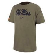 OLE MISS SS COTTON MIL CREW NECK TEE